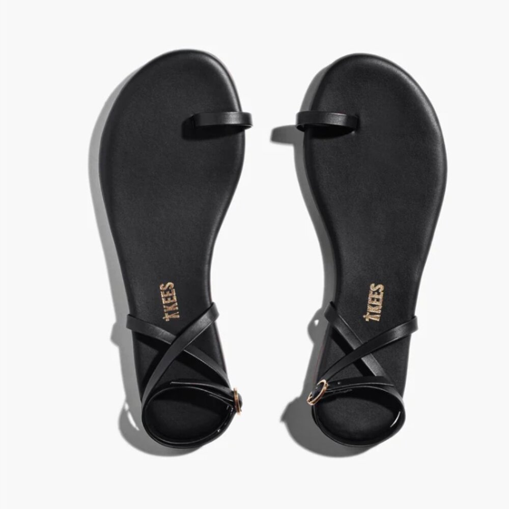 TKEES Phoebe Sandal in black